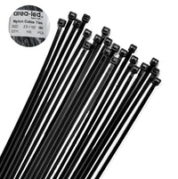 Trytytki opaski zasiskowe kablowe zipy białe 100szt 2,5x100