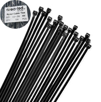 Trytytki opaski zasiskowe kablowe zipy białe 100szt 2,5x100