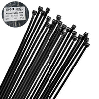 Trytytki opaski zasiskowe kablowe zipy białe 100szt 2,5x100