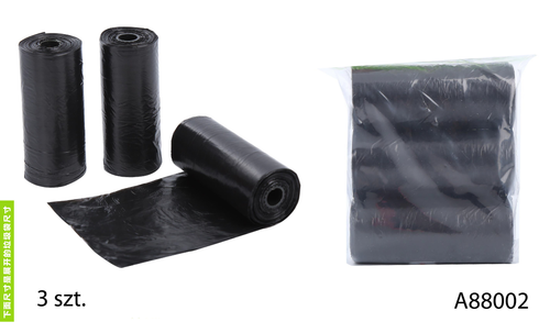 3 szt. woreczków na psie odchody