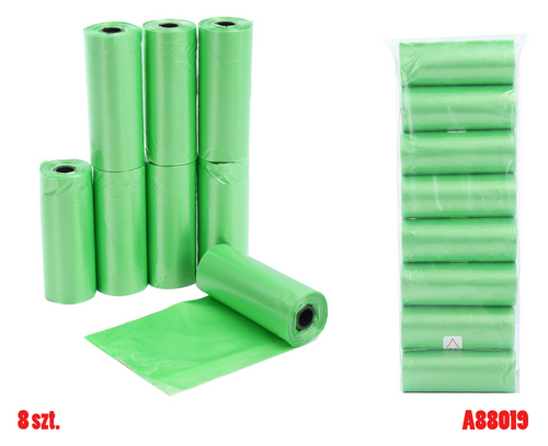 8 szt. woreczków na psie odchody