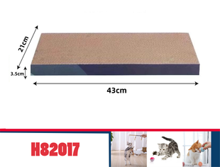 Drapak legowisko prostokątny tekturowy mata dla kota kocimiętka 43x21x3.5