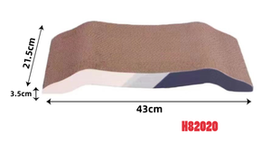 Drapak legowisko prostokątny tekturowy mata dla kota kocimiętka 43x21x3.5