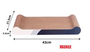 Drapak legowisko prostokątny tekturowy mata dla kota kocimiętka 43x21.5x5.5