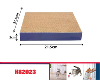 Drapak legowisko prostokątny tekturowy mata dla kota kocimiętka 21.5x21.5x3
