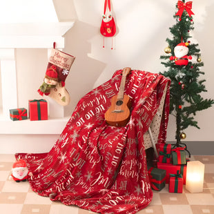 Blanket Bedspread Pled Thick Soft Warm Double Christmas 160x200