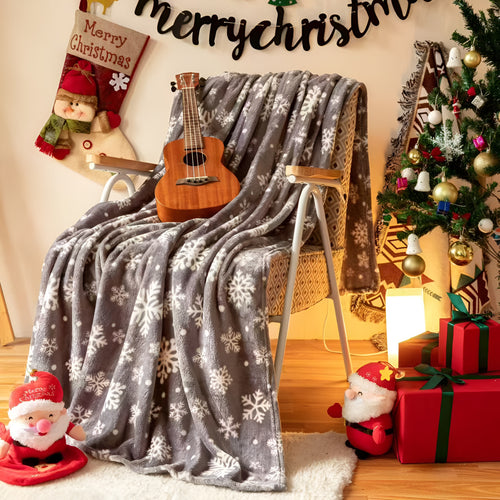 Blanket Bedspread Pled Thick Soft Warm Double Christmas 160x200