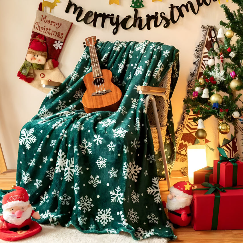 Blanket Bedspread Pled Thick Soft Warm Double Christmas 160x200