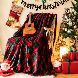 Blanket Bedspread Pled Thick Soft Warm Double Christmas 160x200