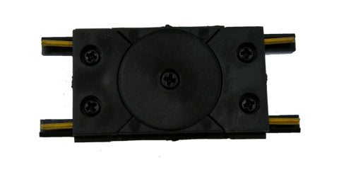 Łącznik prosty do szynoprzewodu magnetycznego 1F natynkowego Ultra Slim czarny