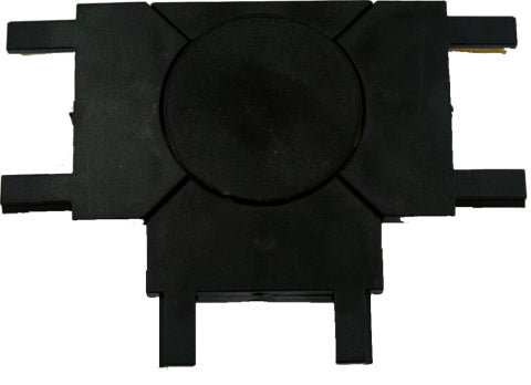 Łącznik typu T do szynoprzewodu magnetycznego 1F natynkowego Ultra Slim czarny