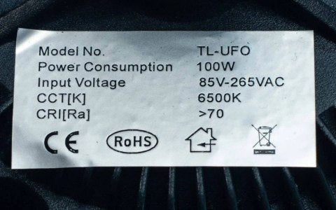 Lampa High Bay UFO LED magazynowa 100W 6500K 12000lm UGR