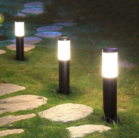 Lampa LED ogrodowa 45 cm zewnętrzny słupek stojący E27