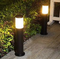 Lampa LED ogrodowa 45 cm zewnętrzny słupek stojący E27