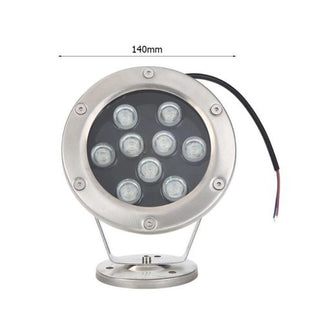 Lampa basenowa fontannowa LED 15W Red IP65