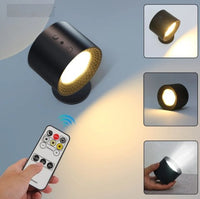 Lampka LED biurkowa kinkiet magnetyczna bezprzewodowa 3w1 czarna 10W USB ➜ - Sklep area LED