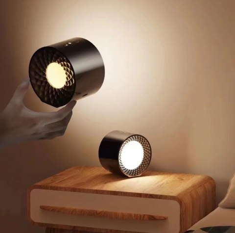 Lampka LED biurkowa kinkiet magnetyczna bezprzewodowa 3w1 czarna 10W USB ➜ - Sklep area LED