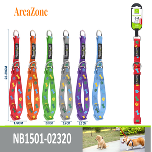 OBROŻA PÓŁZACISKOWA Z ŁAŃCUSZKIEM DLA PSA 22-29 CM