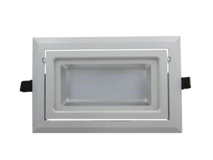 Naświetlacz Spot nastawny prostokątny biały 40W 4500K 4000lm 230V Anti-Flicker