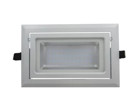 Naświetlacz Spot nastawny prostokątny biały 40W 4500K 4000lm 230V Anti-Flicker