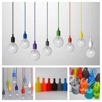Oprawa sufitowa wisząca Loft brązowa na żarówkę E27 230V