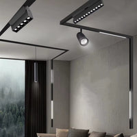 Oświetlenie szynowe magnetyczne 1x SZYNA 1m + 2x10W lampa liniowa + 1x12W lampa liniowa magnetyczna zimna barwa LED