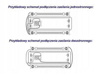 Świetlówka LED T8 szkło 22W 150cm 6000K zasilanie jednostronne
