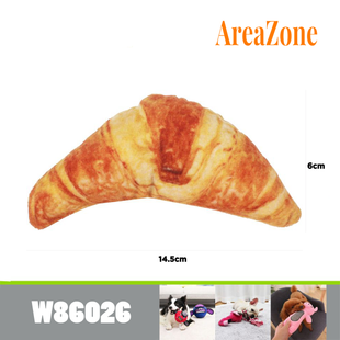 ZABAWKA pluszowa piszcząca dla psa ROGAL Croissant maskotka dla szczeniaka