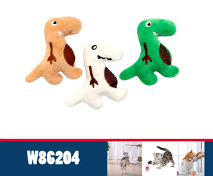 Pluszowa Zabawka Dla Kotów W Kształcie Smoka 3 szt.