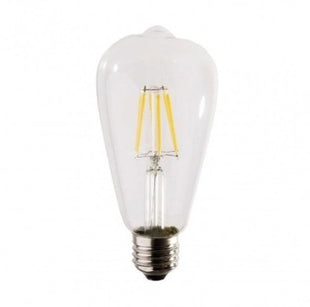 Żarówka LED ST64 E27 Filament 6500K 4W retro vintage typ Edison barwa neutralna