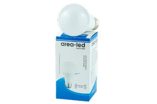 Żarówka LED bulb E27 z czujnikiem ruchu 9W 900lm 6500K biała zimna ➜ - Sklep area LED