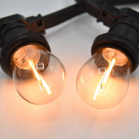 Żarówka vintage retro Edison Filament LED 1W ST45 E27 2800K barwa ciepła