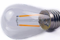 Żarówka vintage retro Edison Filament LED 2W ST45 E27 6000K barwa zimna